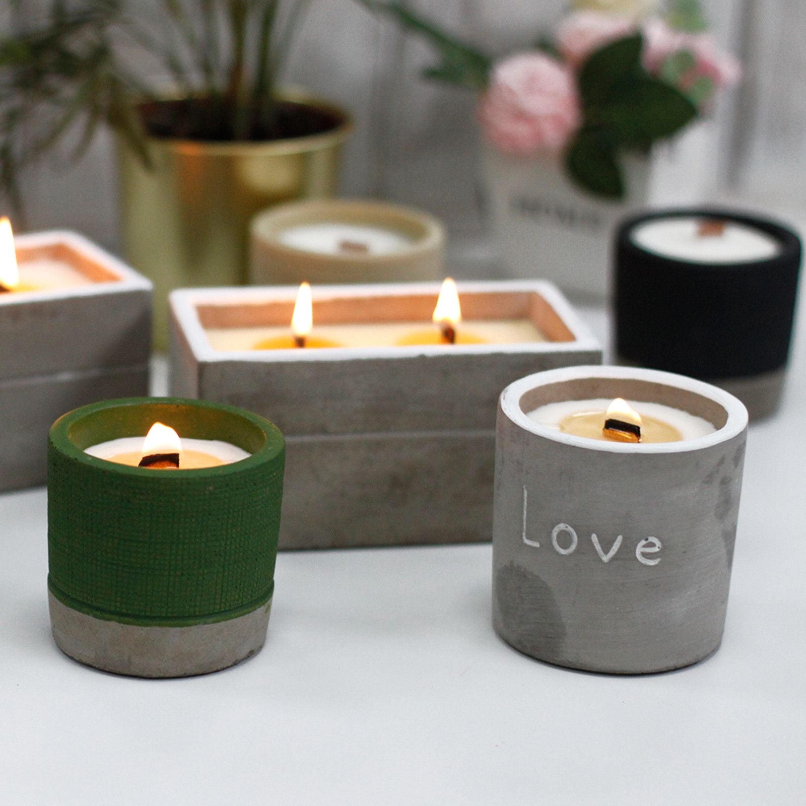 Concrete Candles