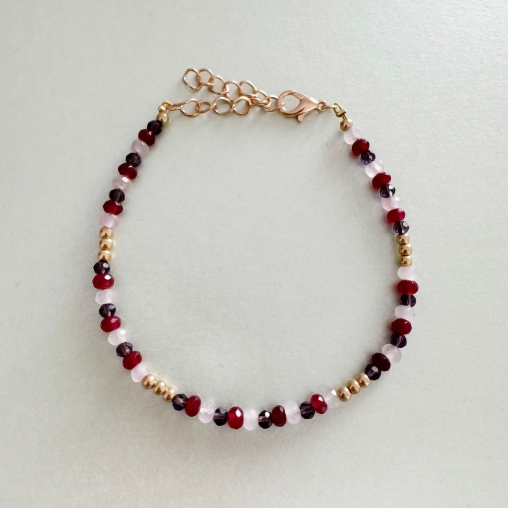 Chaya Amethyst Beaded Bracelet