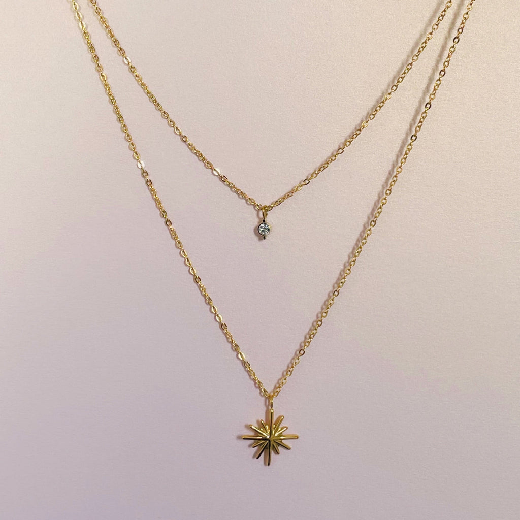 Angelique Luxe 18k Gold Plated Necklace