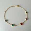 Alex Luxe 18k Gold Plated Jewelled Bracelet