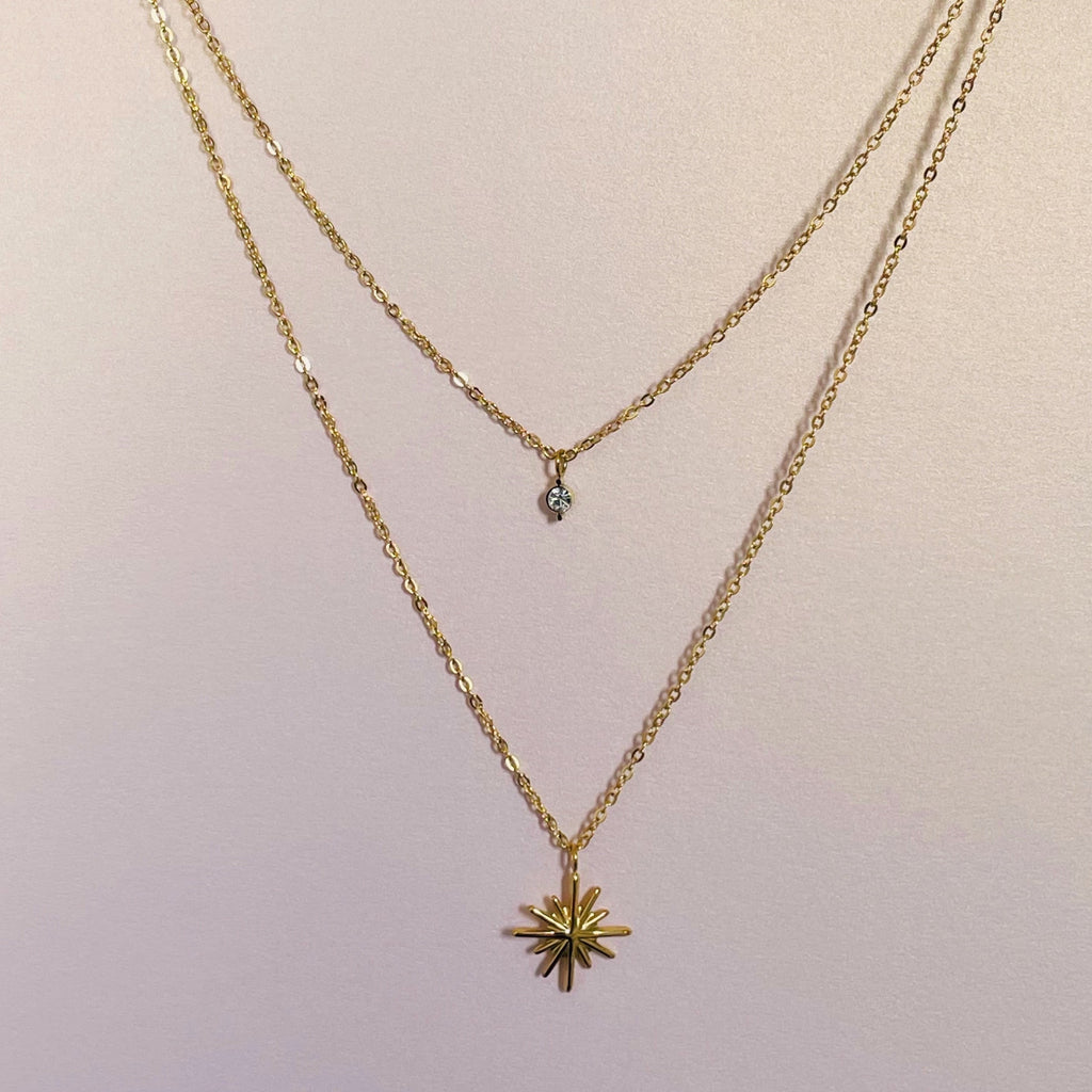 Angelique Luxe 18k Gold Plated Necklace