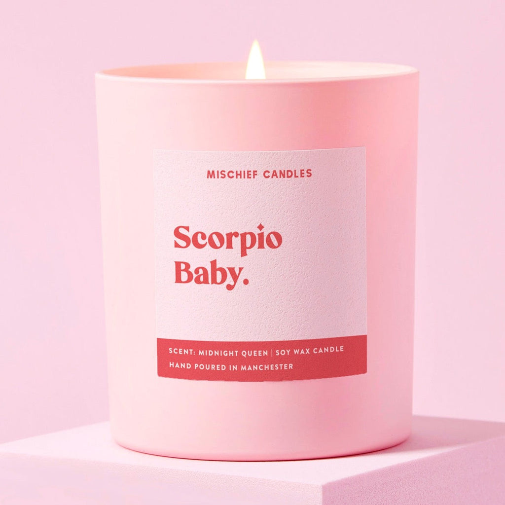 Scorpio Birthday Gift Funny Zodiac Candle Scorpio Baby
