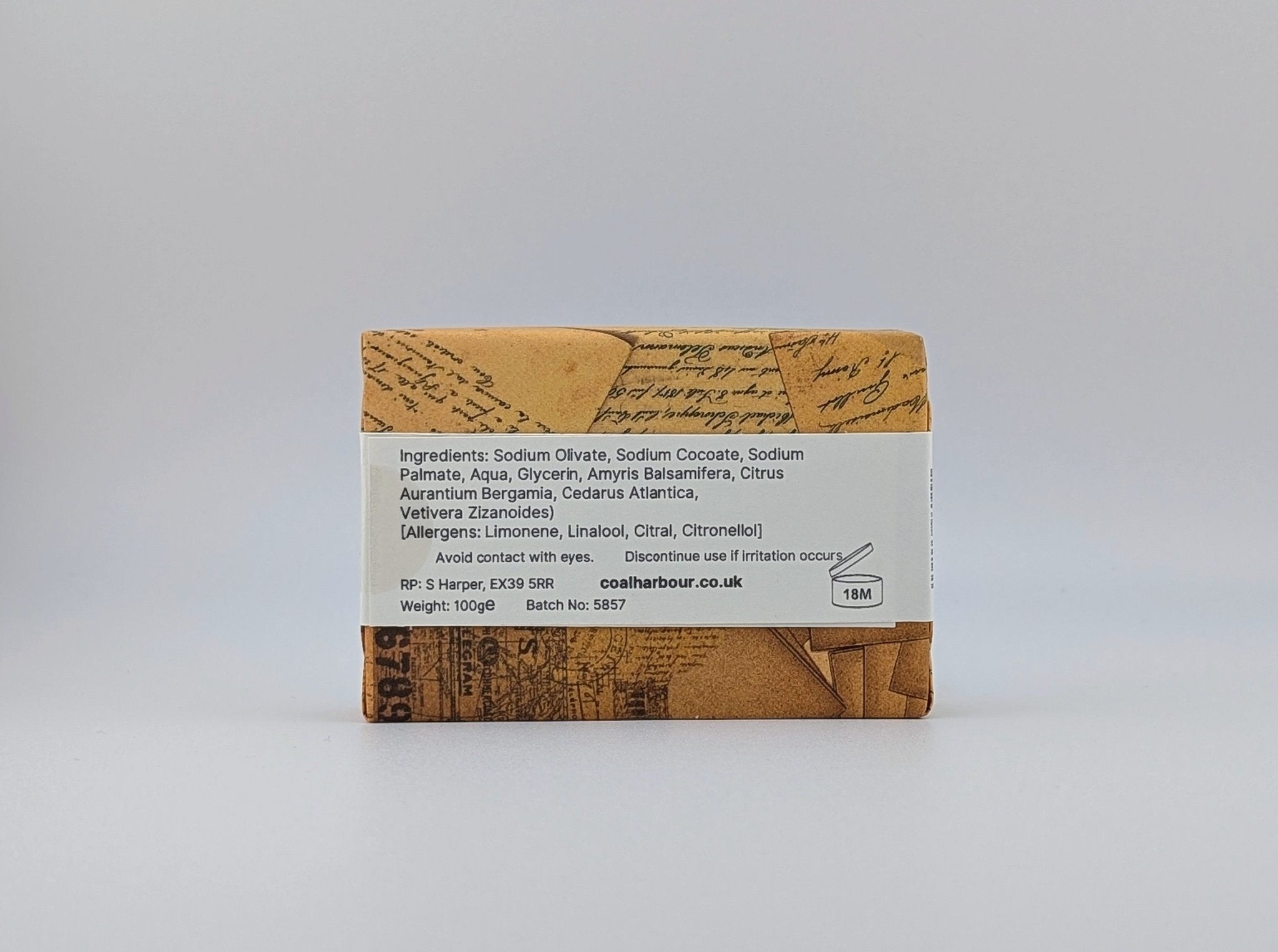 Amyris, Cedarwood & Bergamot Hair and Body Bar 100g