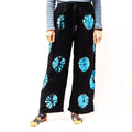Japanese Style Lounge Pants - Med -Black, Blue