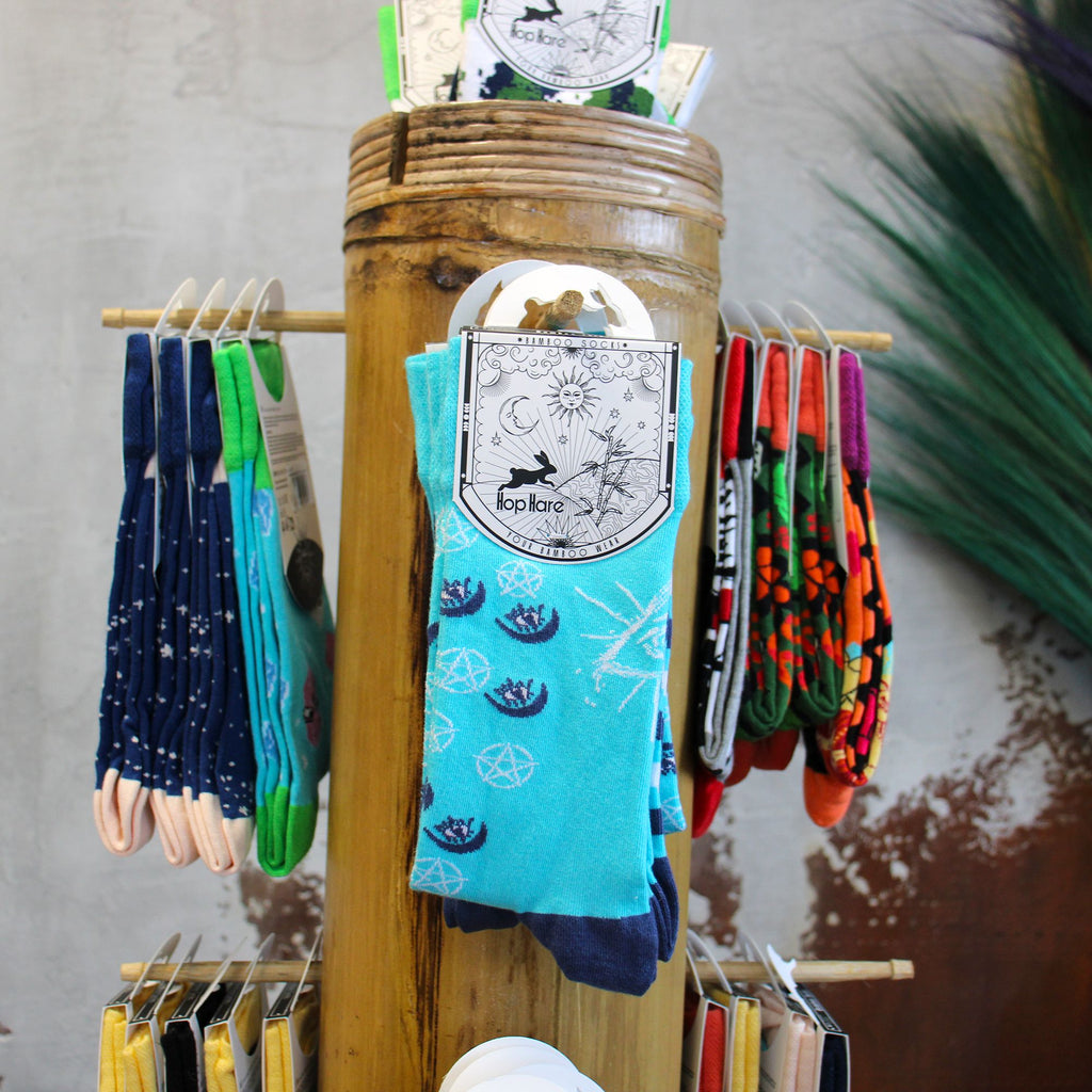 Hop Hare Bamboo Socks M/L - Skulls and Bones