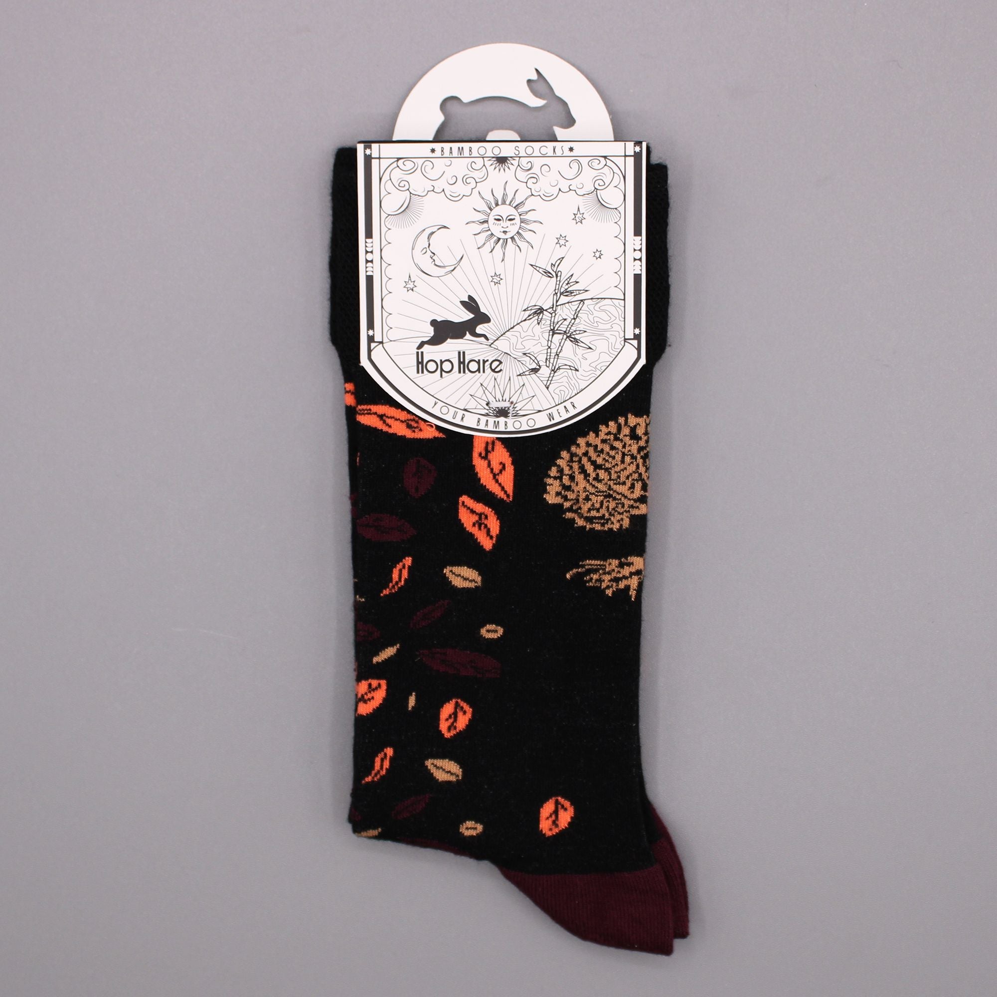 Hop Hare Bamboo Socks M/L - Skulls and Bones
