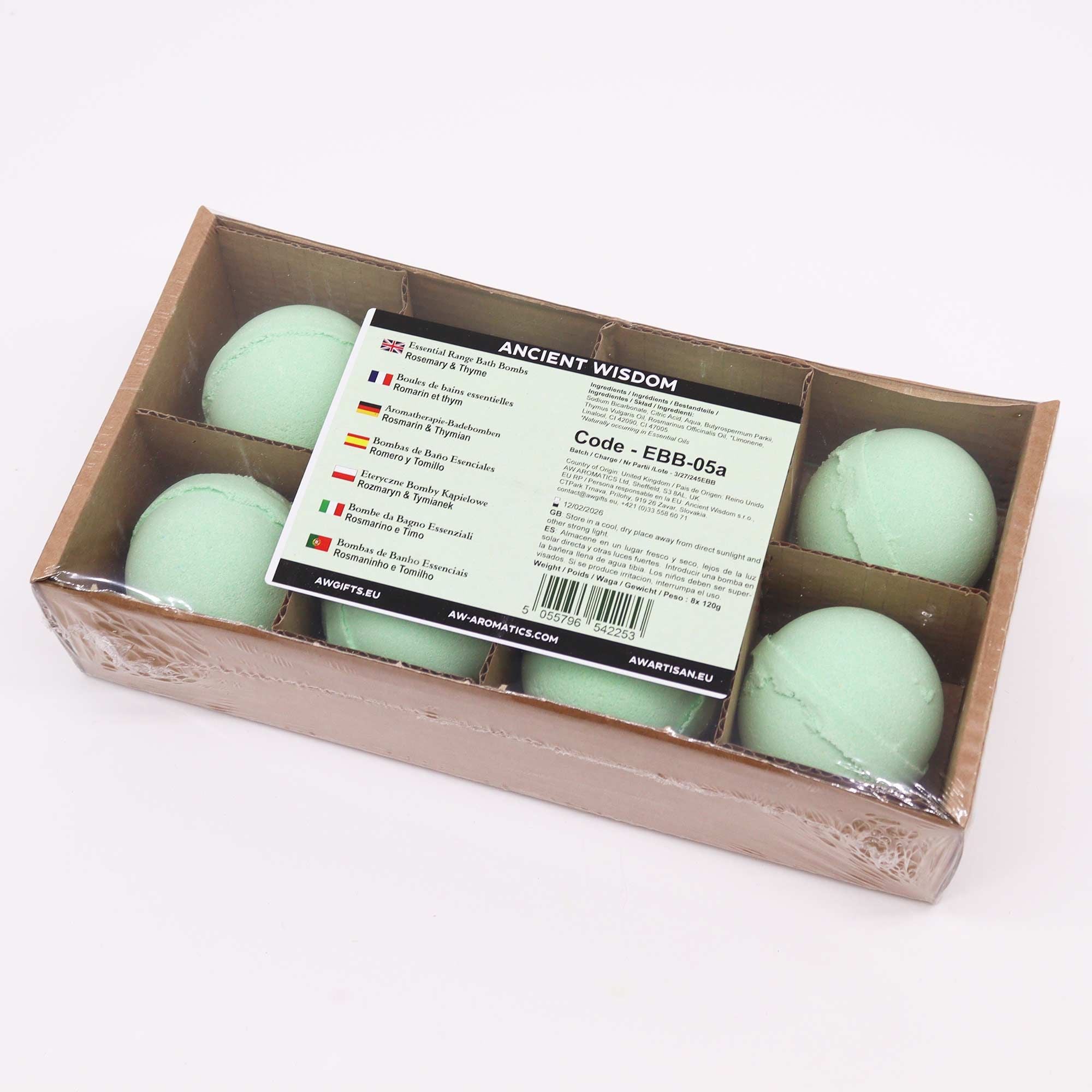 Essential Oil Bath Bomb - Rosemary & Thyme