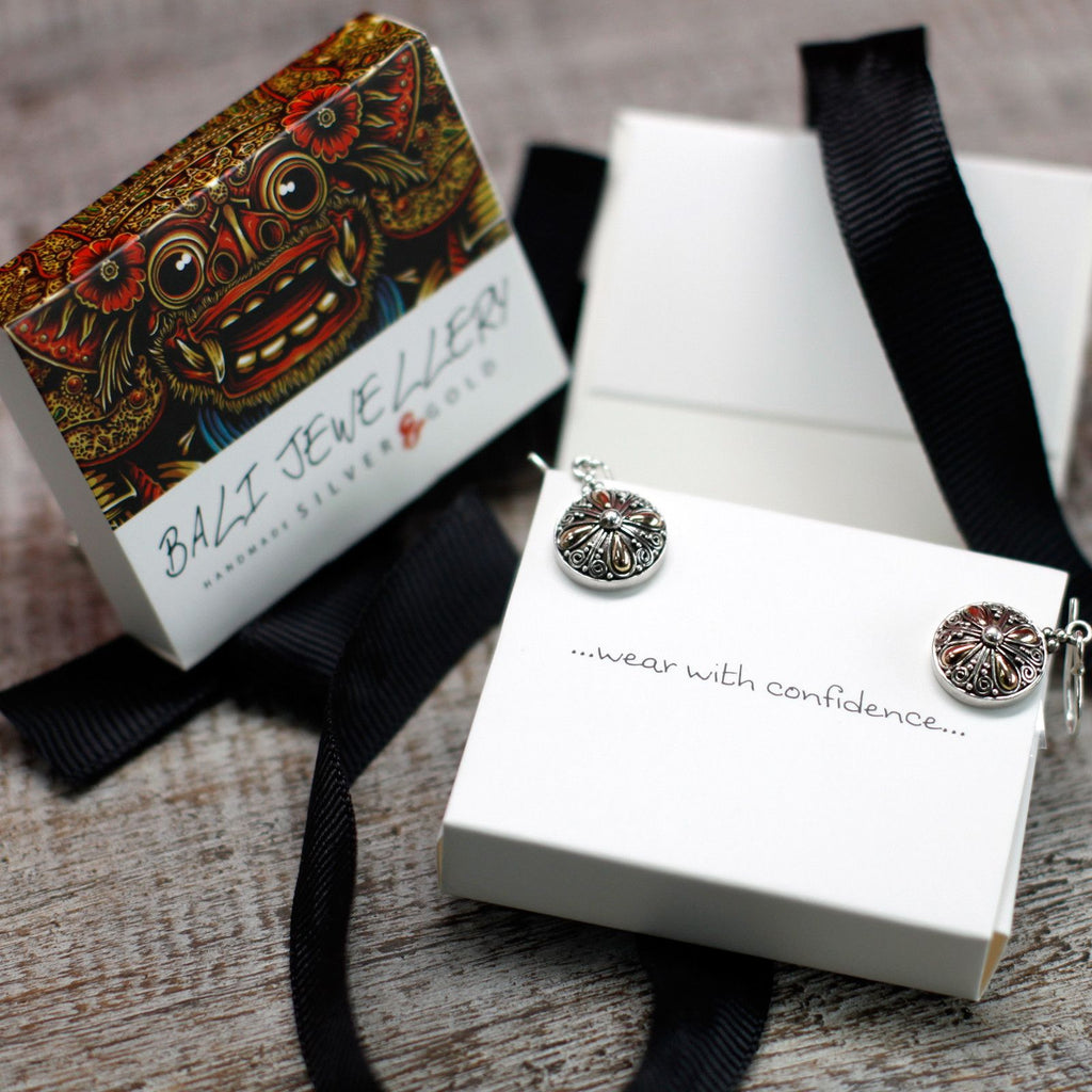 Silver & Gold Earring - Angel Wings