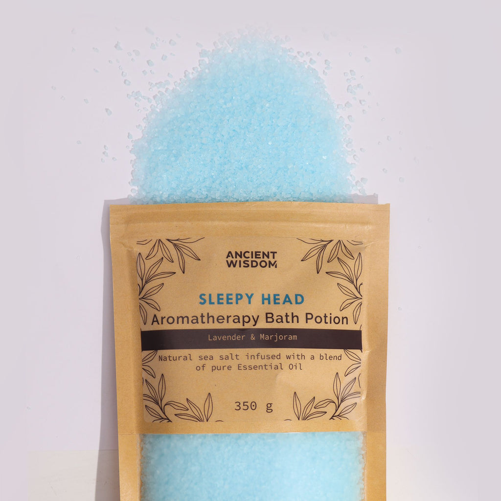 Aromatherapy Bath Potion in Kraft Bag 350g - Sleepy Head