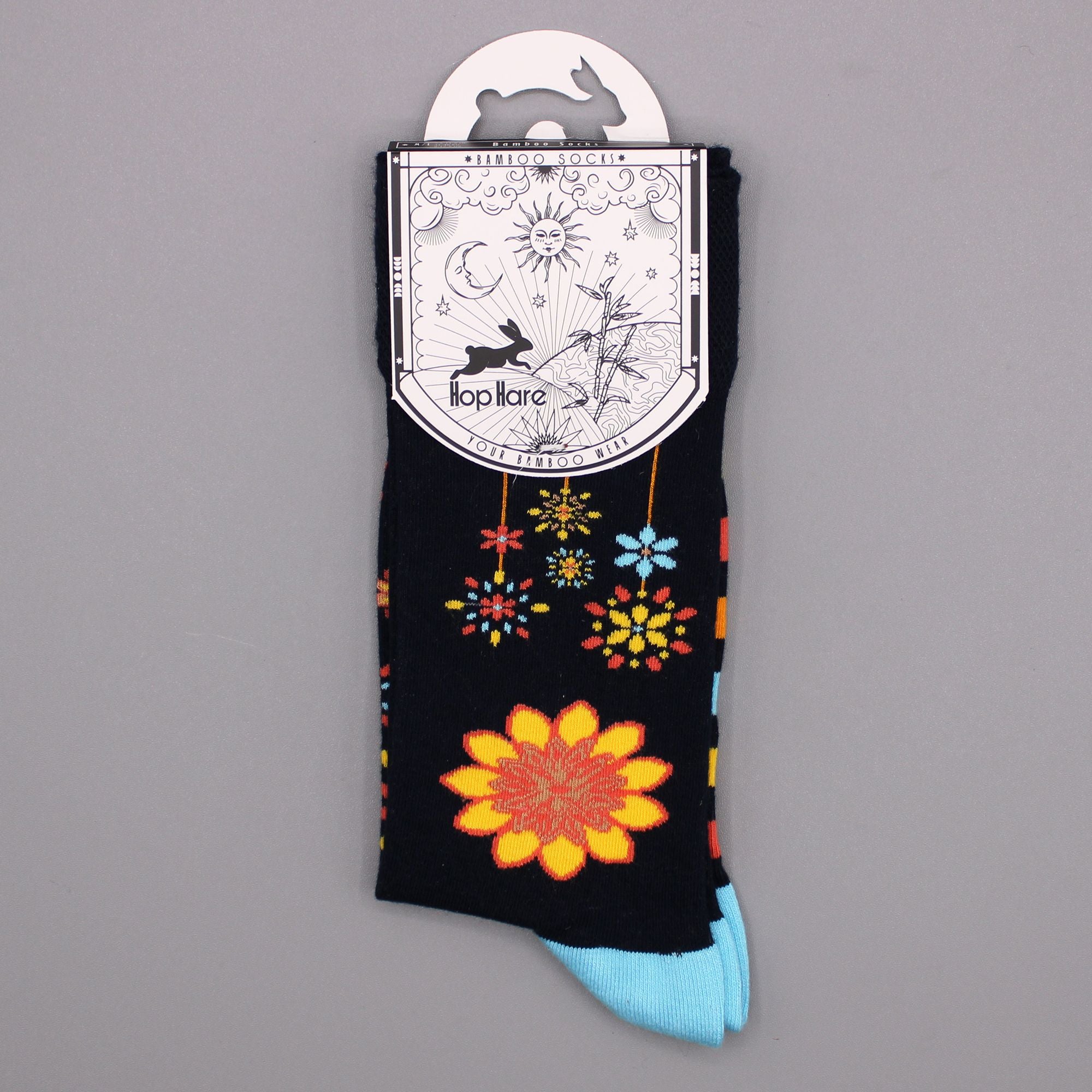Hop Hare Bamboo Socks M/L - Skulls and Bones