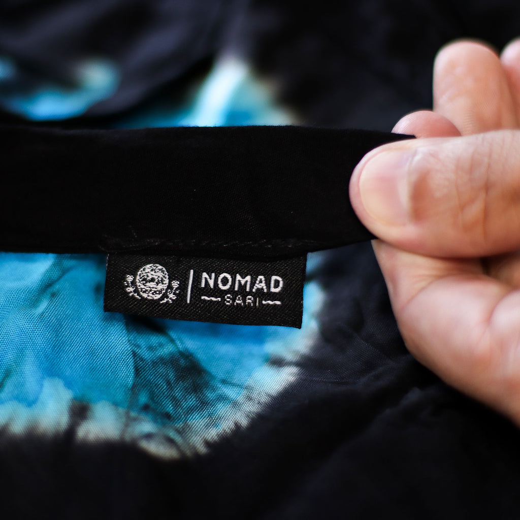 Japanese Style Lounge Pants - Med -Black, Blue