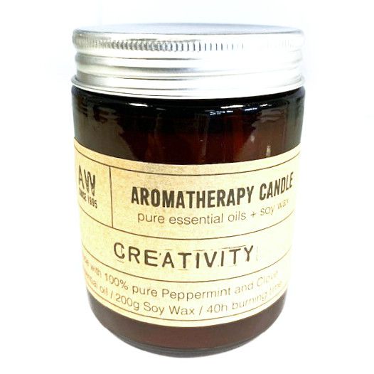 Aromatherapy Candle - Creativity - Peppermint & Clove