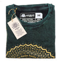 Medium Stone Washed T-Shirt - Mandala - Green