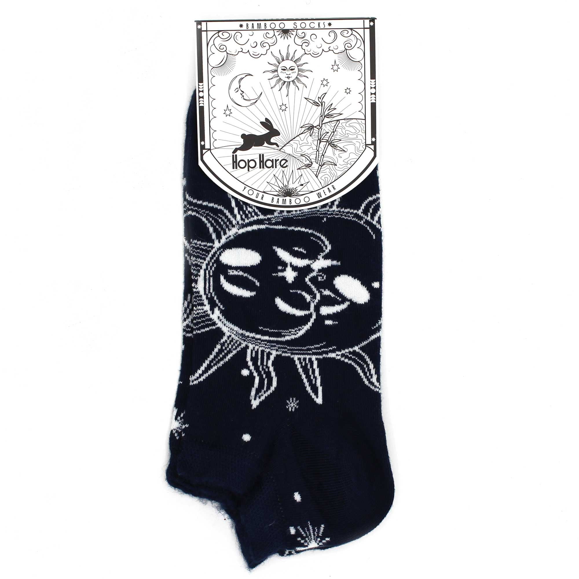 S/M Hop Hare Bamboo Socks Low (3.5-6.5) - Sun and Moon 