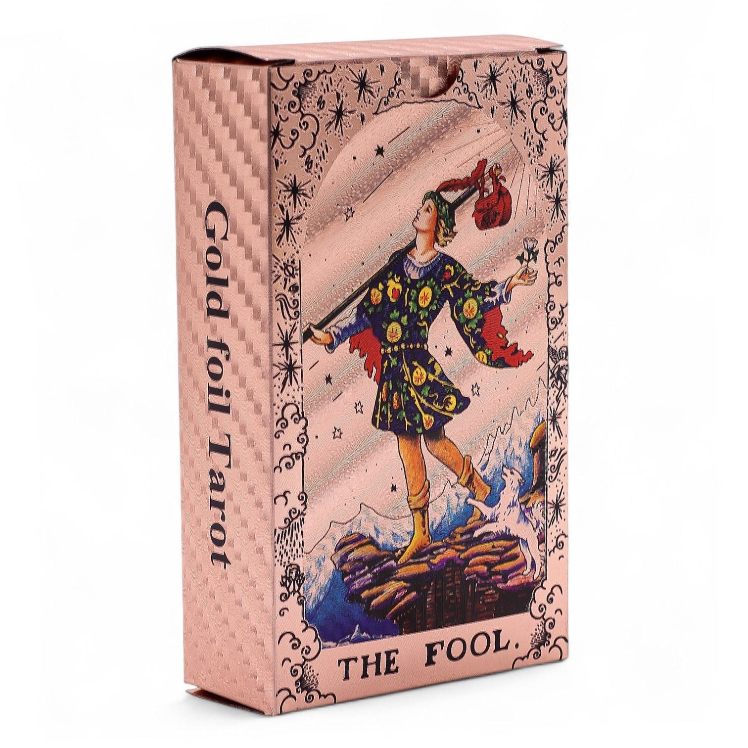 Rose Gold Foil Tarot Card Set - Moon Phase - with booklet