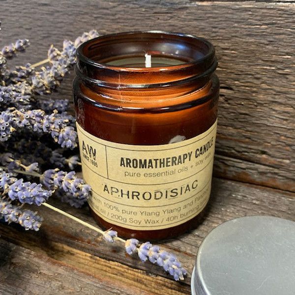 Aromatherapy Candle - Aphrodisiac - Ylang Ylang & Patchouli