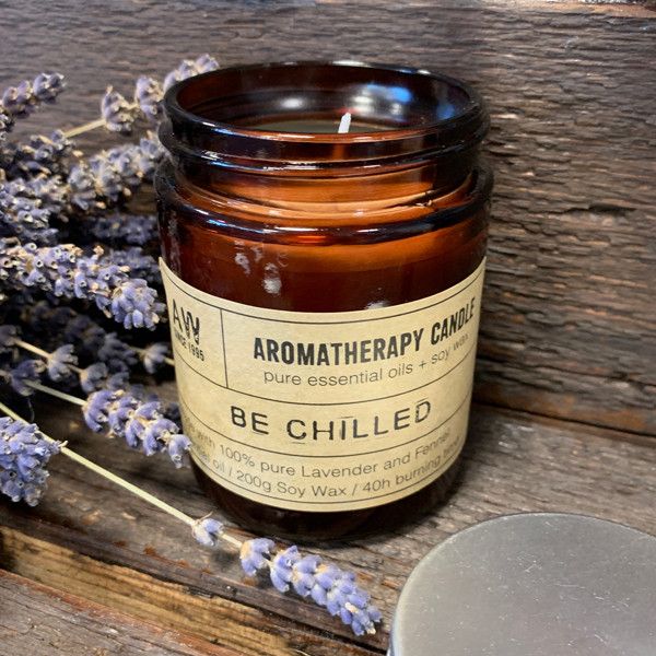 Aromatherapy Candle - Be Chilled - Lavender & Fennel