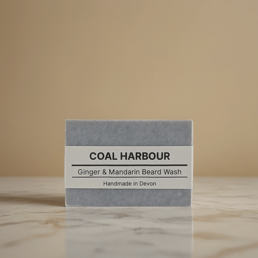 Ginger, Mandarin & Dead Sea Mud 100g Beard Wash Bar