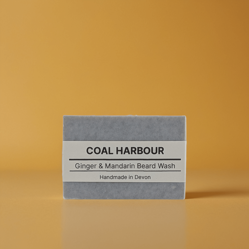 Ginger, Mandarin & Dead Sea Mud 100g Beard Wash Bar