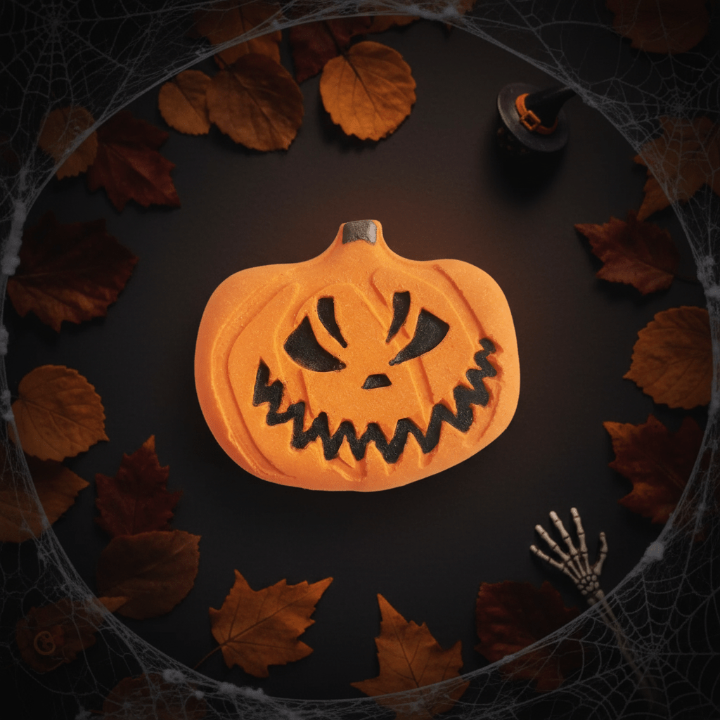 Bleeding Pumpkin Bath Bomb
