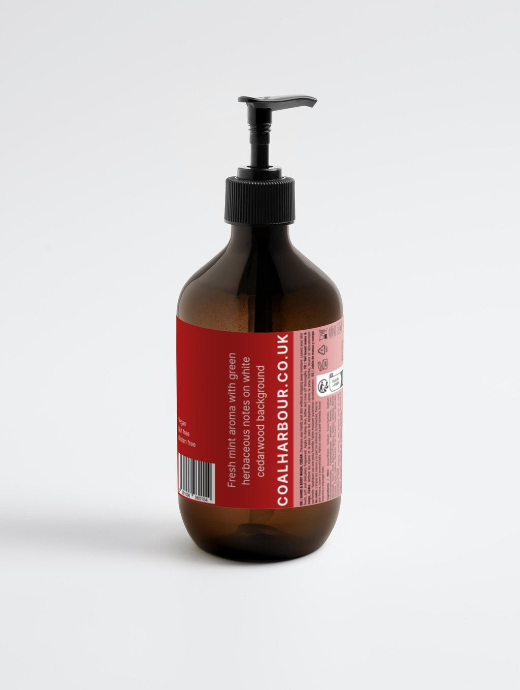 Hand & Body Wash - Peppermint & Dark Cedar 490ml