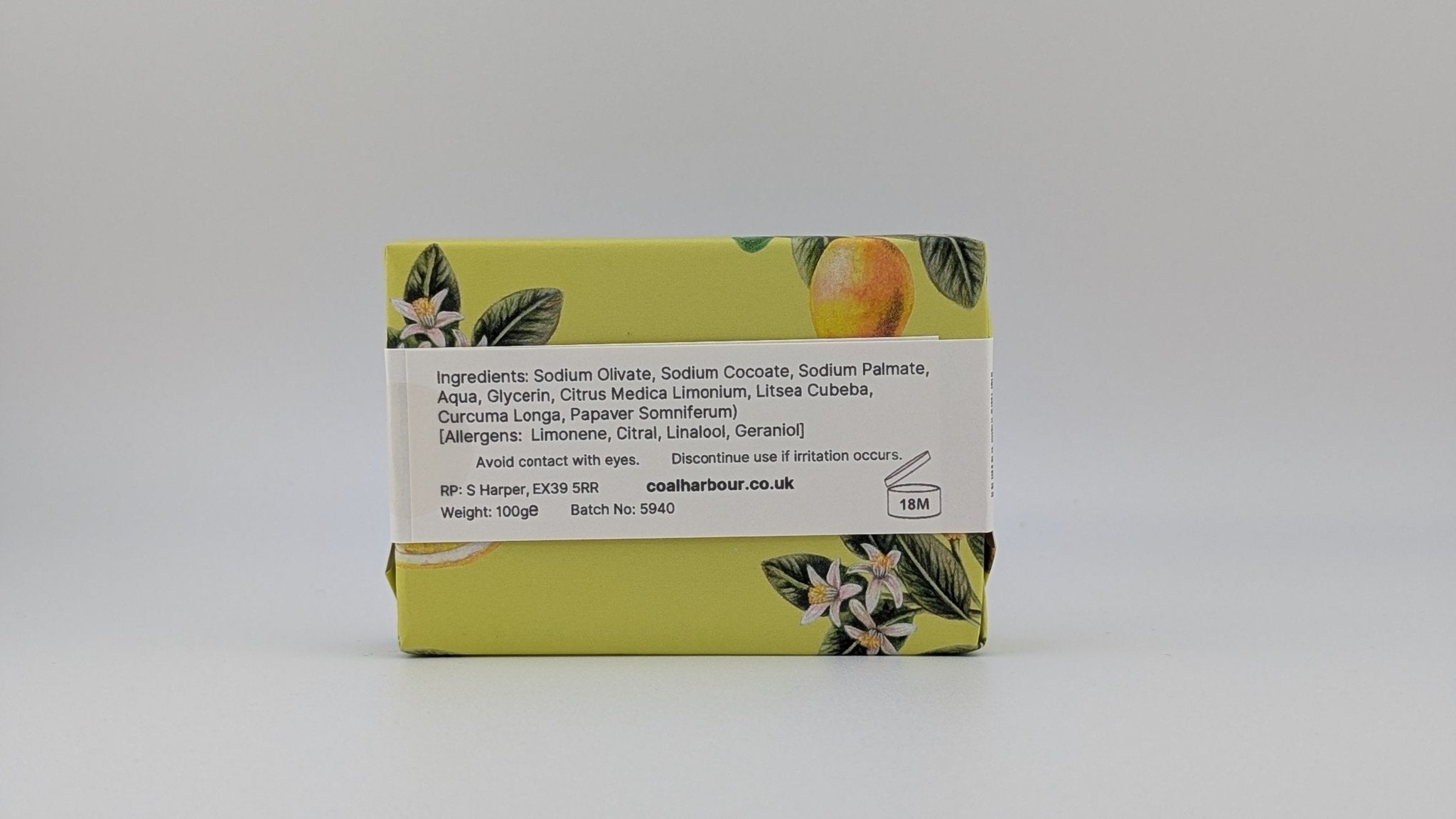 Lemon Poppy Seed 100g Soap Bar