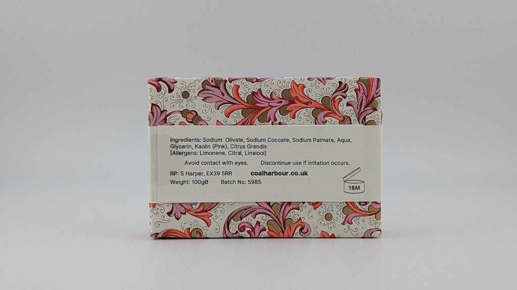 Pink Grapefruit 100g Soap Bar