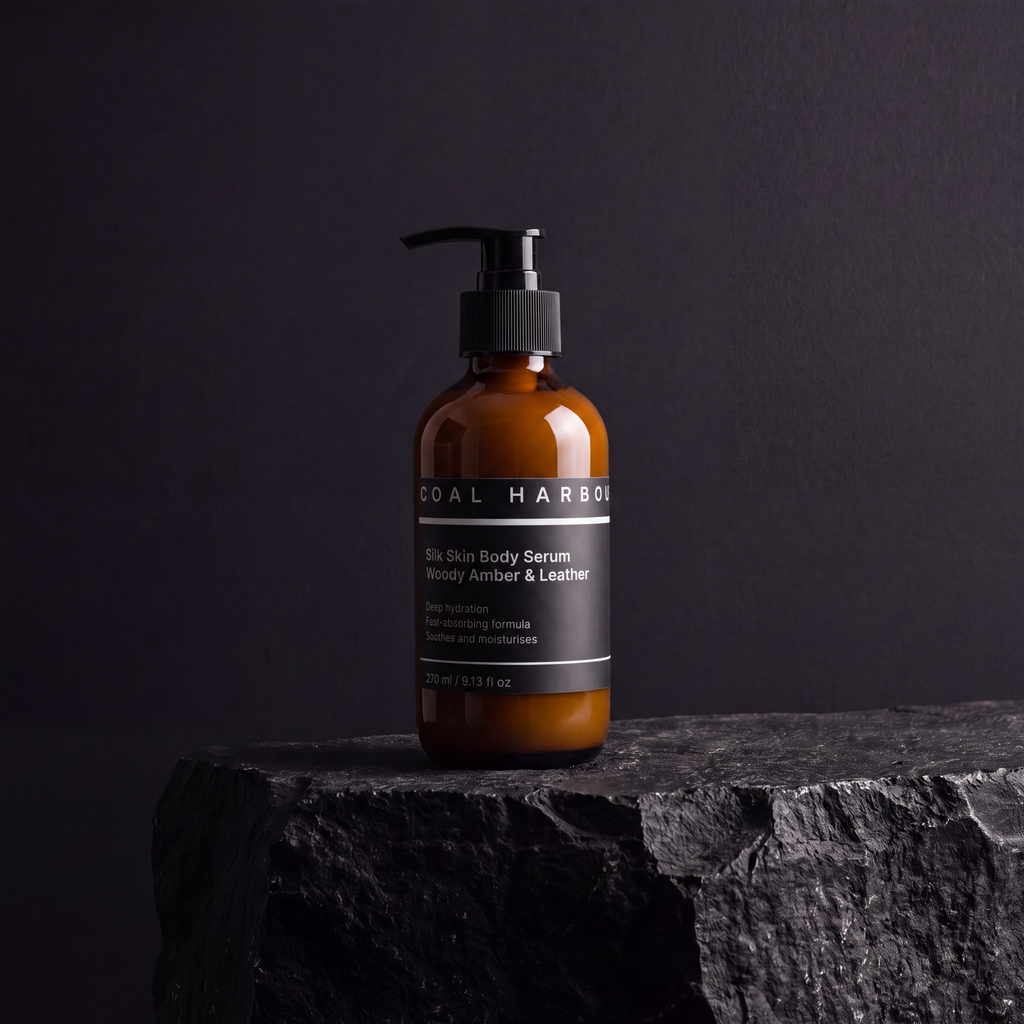 Silk Skin Body Serum - Woody Amber & Leather 270ml