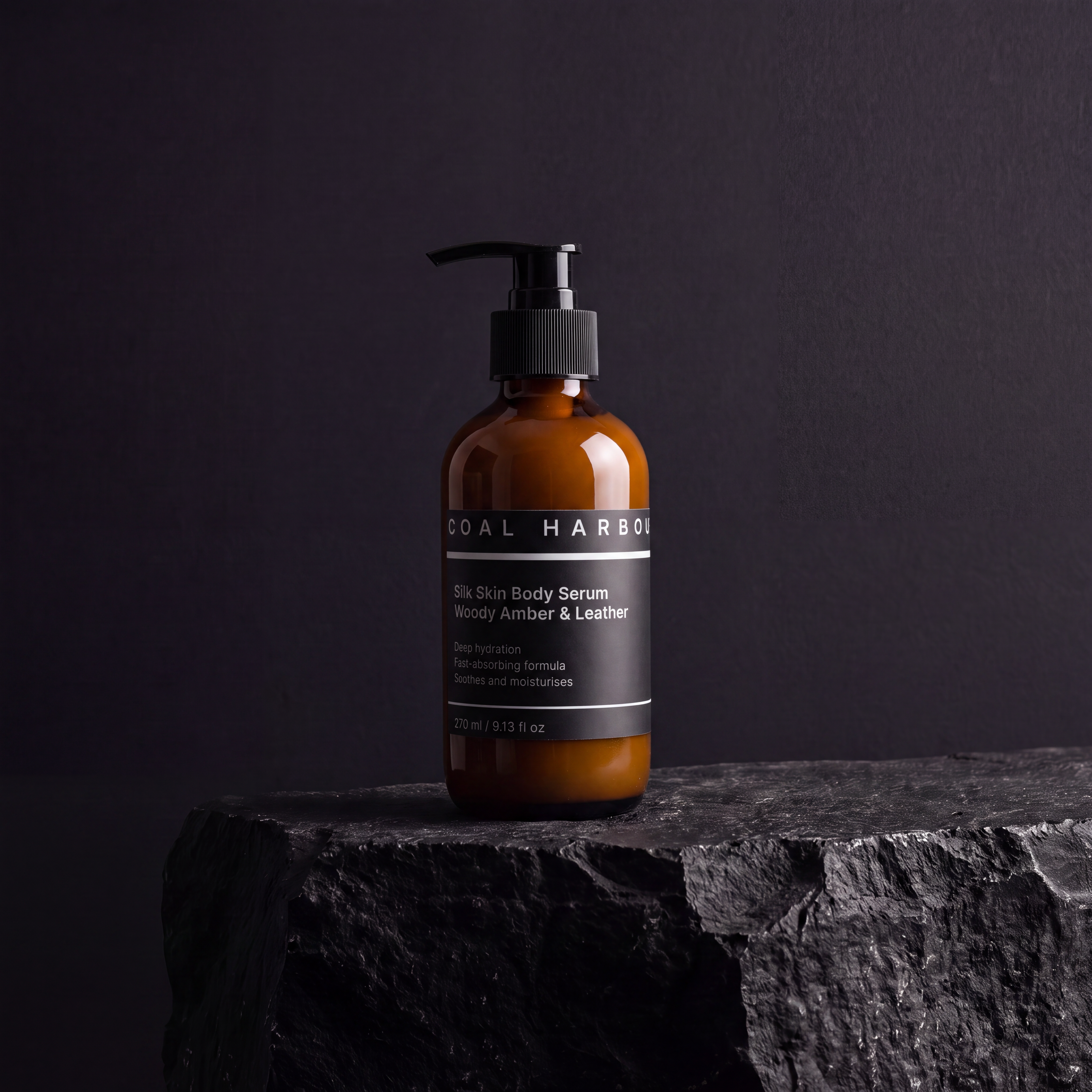 Silk Skin Body Serum - Woody Amber & Leather 270ml