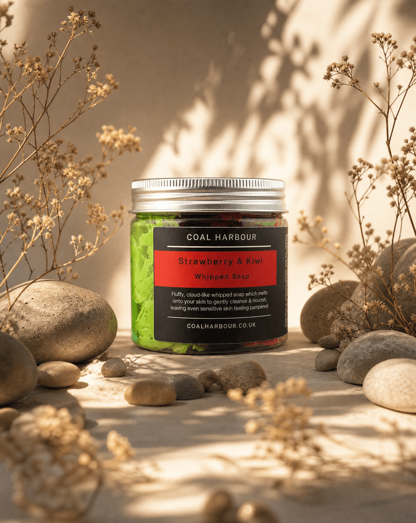 Strawberry & Kiwi Whipped Soap 120g
