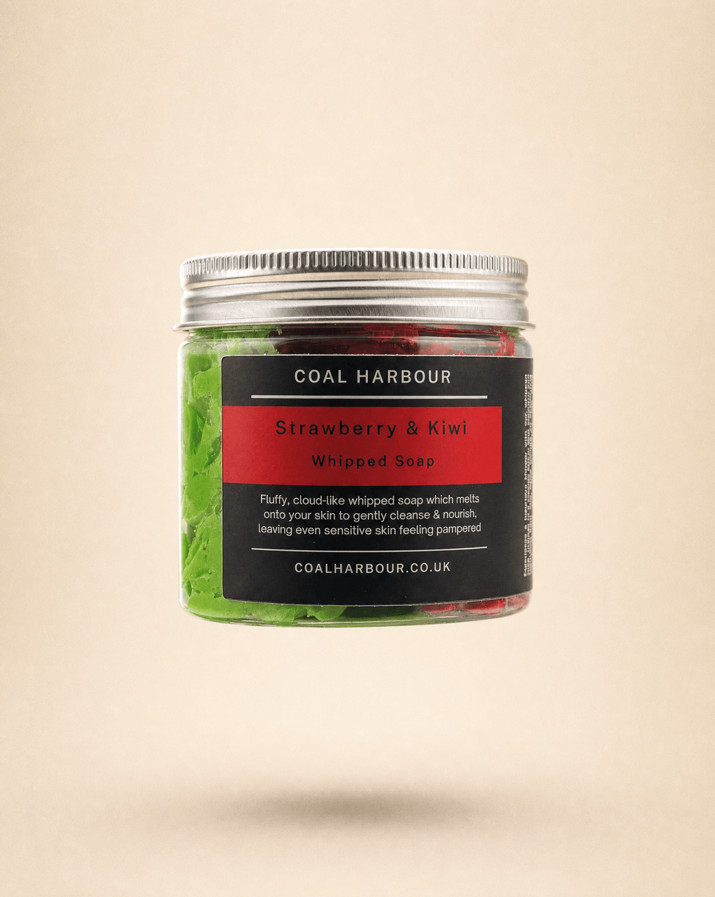 Strawberry & Kiwi Whipped Soap 120g